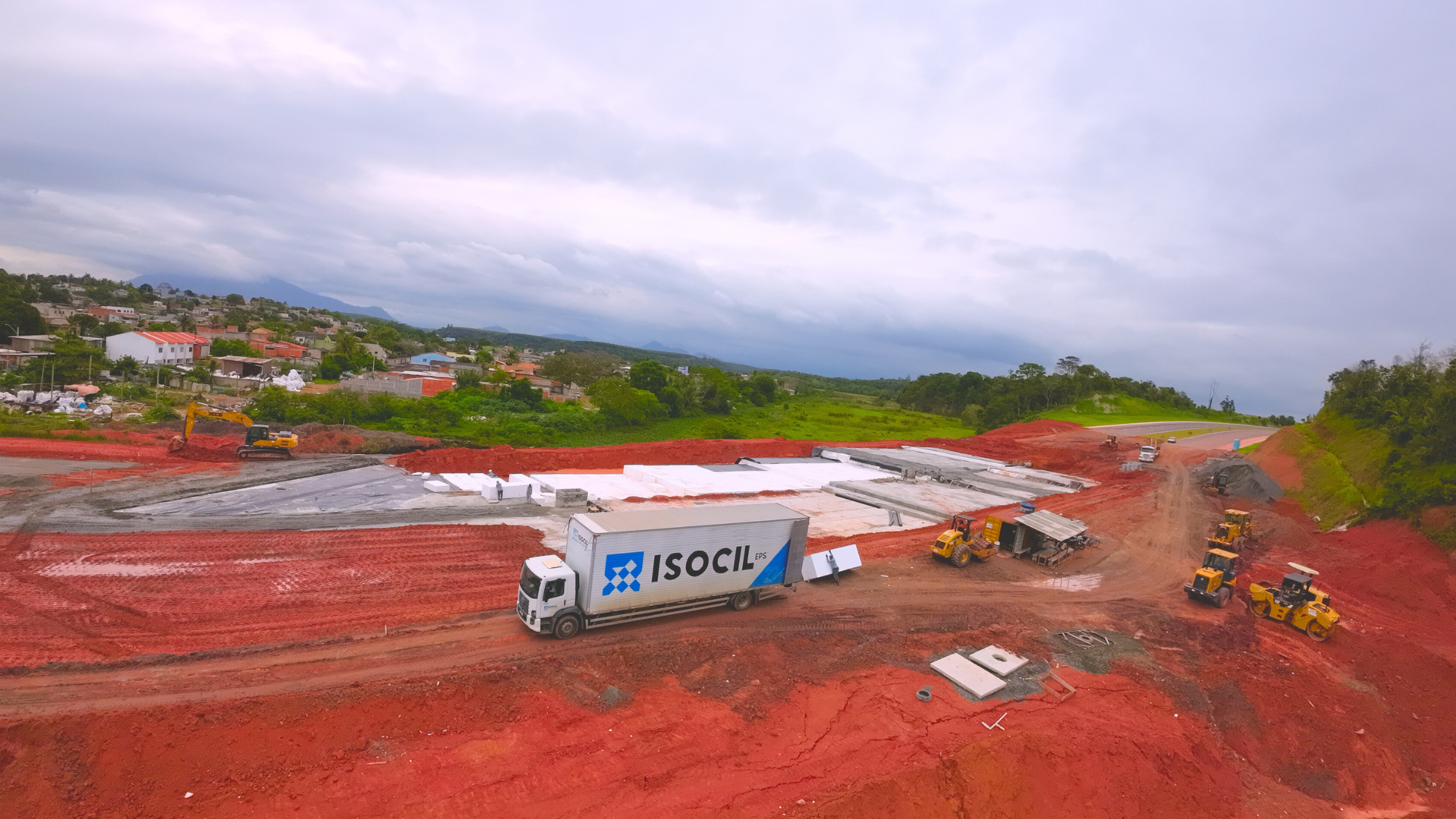 Contorno do jacaraipe aterro geo solo