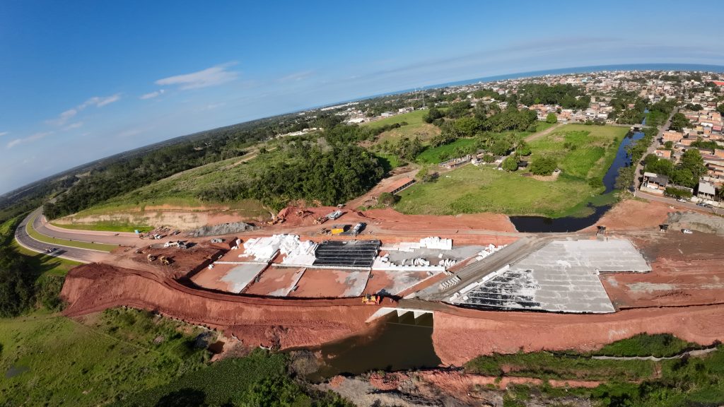 Contorno do jacaraipe aterro geo solo