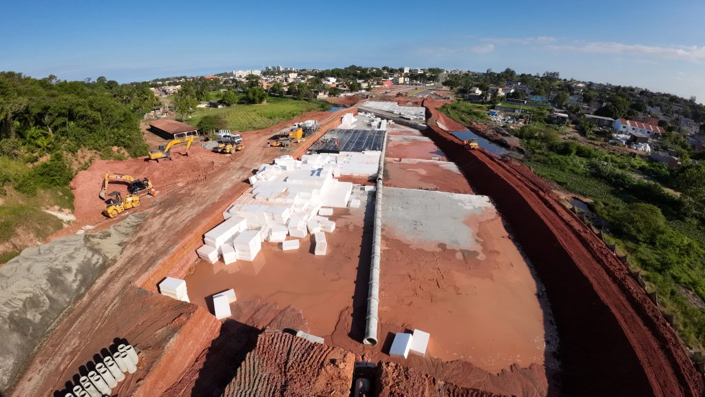 Contorno do jacaraipe aterro geo solo
