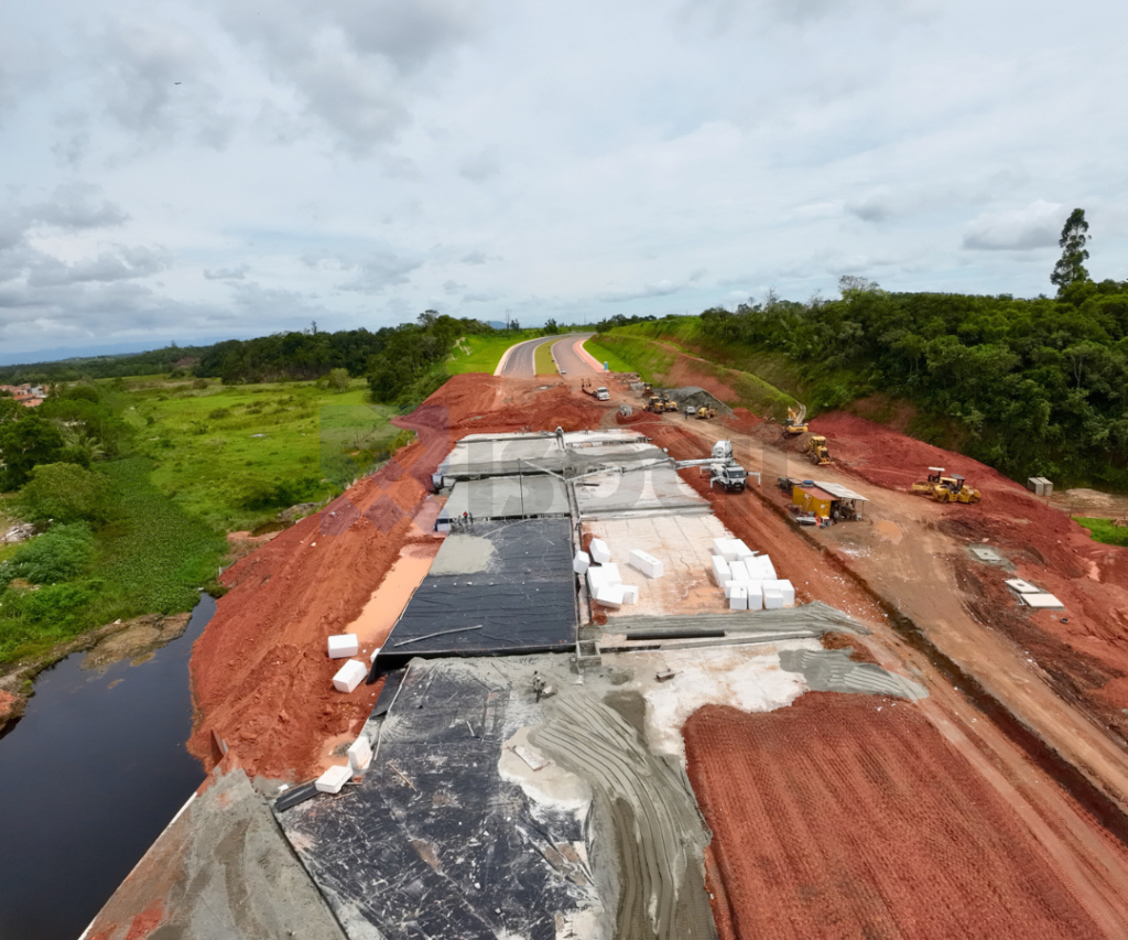 Contorno do jacaraipe aterro geo solo