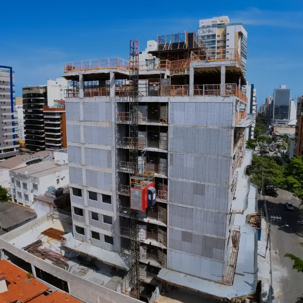 Edifício de alto padrão construído com Sistema Monolev